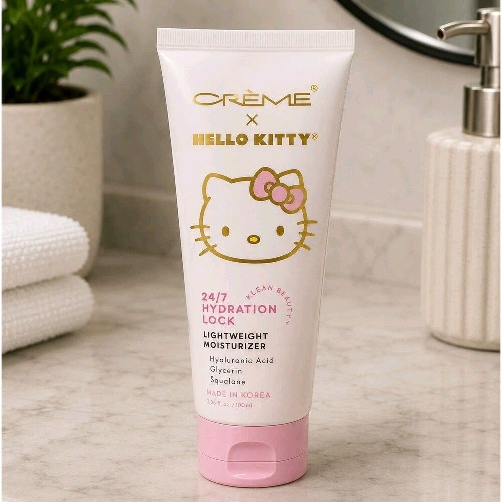 Creme X Hello Kitty 24/7 Hydration Lock Moisturizer Lightweight ~ 3.38 FL OZ